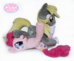 Size: 977x818 | Tagged: safe, artist:plushactiontoys, derpy hooves, pinkie pie, pegasus, pony, female, irl, mare, photo, plushie