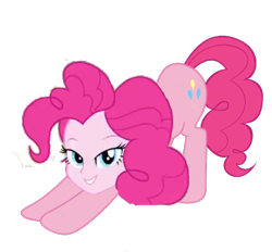 Size: 600x557 | Tagged: safe, pinkie pie, equestria girls, exploitable meme, human head pony, iwtcird, solo