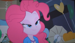 Size: 1427x819 | Tagged: safe, screencap, pinkie pie, equestria girls, equestria girls (movie), lidded eyes, solo