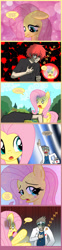 Size: 1550x6300 | Tagged: safe, artist:edowaado, fluttershy, human, comic, cute, heart attack, hnnng, shyabetes