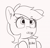 Size: 1280x1239 | Tagged: safe, artist:pabbley, derpibooru import, rainbow dash, pegasus, pony, 30 minute art challenge, bust, drinking, drinking straw, ear fluff, grayscale, monochrome, portrait, simple background, soda, solo