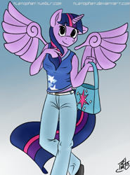 Size: 757x1024 | Tagged: safe, artist:tlatophat, derpibooru import, twilight sparkle, twilight sparkle (alicorn), alicorn, anthro