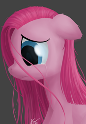 Size: 1280x1829 | Tagged: safe, artist:symbianl, pinkie pie, earth pony, pony, crying, pinkamena diane pie, sad, solo