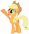 Size: 7000x8064 | Tagged: safe, artist:kysss90, applejack, earth pony, pony, absurd resolution, raised hoof, simple background, solo, transparent background, vector