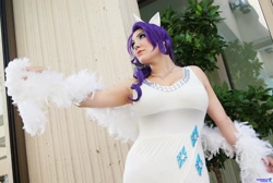 Size: 2048x1376 | Tagged: safe, artist:kalasnacks, artist:rose0fmay, rarity, human, cosplay, irl, irl human, photo, solo