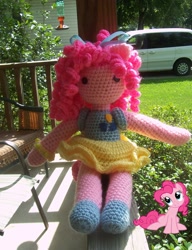 Size: 1536x2000 | Tagged: safe, artist:kyouisumechan, pinkie pie, craft, doll, humanized, irl, merchandise, photo