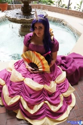 Size: 1361x2048 | Tagged: safe, artist:lo-botomy, rarity, human, clothes, cosplay, dress, gala dress, irl, irl human, photo, solo