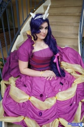 Size: 1361x2048 | Tagged: safe, artist:lo-botomy, rarity, human, clothes, cosplay, dress, gala dress, irl, irl human, photo, solo