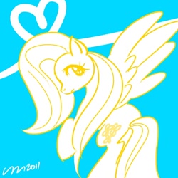 Size: 900x900 | Tagged: safe, artist:mikkeh23, fluttershy, pegasus, pony, female, mare, solo