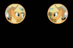 Size: 960x640 | Tagged: safe, screencap, applejack, earth pony, pony, blonde mane, female, mare, orange coat, solo, youtube link