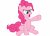 Size: 3840x2741 | Tagged: safe, artist:kyzer123, pinkie pie, earth pony, pony, angry, simple background, sitting, solo, transparent background, vector
