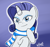 Size: 914x864 | Tagged: safe, artist:icebreak23, rarity, pony, unicorn, clothes, scarf, solo