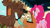 Size: 640x355 | Tagged: safe, screencap, mulia mild, pinkie pie, earth pony, pony, mmmystery on the friendship express, youtube caption