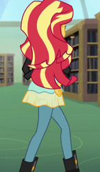 Size: 420x720 | Tagged: safe, screencap, sunset shimmer, equestria girls, friendship games, cropped, solo