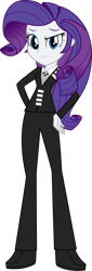 Size: 522x1528 | Tagged: safe, artist:bubblestormx, rarity, equestria girls, crossover, death the kid, rarideath the kid, solo, soul eater