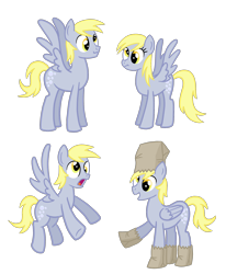 Size: 2016x2448 | Tagged: safe, artist:thecheeseburger, derpy hooves, dopey hooves, paper bag wizard, rule 63, self ponidox