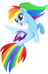 Size: 2357x3609 | Tagged: safe, artist:infinitewarlock, derpibooru import, rainbow dash, seapony (g4), my little pony: the movie, female, open mouth, seaponified, seapony rainbow dash, simple background, solo, species swap, transparent background