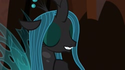 Size: 1920x1080 | Tagged: safe, screencap, queen chrysalis, changeling, changeling queen, the summer sun setback, solo