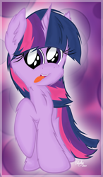 Size: 874x1500 | Tagged: safe, artist:kristysk, derpibooru import, twilight sparkle, chest fluff, solo