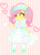 Size: 500x686 | Tagged: safe, artist:asklolitashy, fluttershy, pegasus, pony, ^^, eyes closed, heart, lolita fashion, lolitashy, plushie, solo, teacup