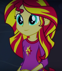 Size: 610x696 | Tagged: safe, edit, edited screencap, screencap, sunset shimmer, equestria girls, rainbow rocks, cropped, inverted mouth, solo