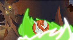 Size: 1235x683 | Tagged: safe, screencap, crackle cosette, queen chrysalis, changeling, changeling queen, the ending of the end, disguised changeling, leak, shapeshifting, transformation