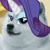 Size: 264x264 | Tagged: safe, edit, rarity, barely pony related, bedroom eyes, doge, meme, photo, solo, wat