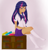 Size: 504x527 | Tagged: safe, artist:mocharolle, derpibooru import, twilight sparkle, humanized, solo