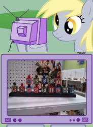 Size: 563x771 | Tagged: safe, derpy hooves, pegasus, pony, christmas, exploitable meme, fail, female, mare, meme, obligatory pony, snmgfiehp, tv meme, wat