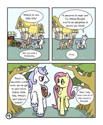 Size: 800x971 | Tagged: safe, artist:doodlesnap, fluttershy, oc, pegasus, pony, comic:chivalry, comic