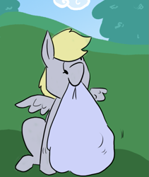 Size: 585x693 | Tagged: safe, derpy hooves, pegasus, pony, askspikeandrarity, female, mare, solo