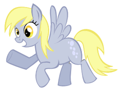 Size: 292x229 | Tagged: safe, artist:senwyn1, derpy hooves, pegasus, pony, female, lowres, mare, solo