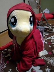 Size: 500x667 | Tagged: safe, artist:futtedoll, fluttershy, clothes, hoodie, irl, photo, plushie