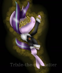 Size: 1212x1414 | Tagged: safe, artist:trixie-the-madhatter, starlight glimmer, pony, unicorn, clothes, coat, crossover, female, floral head wreath, flower, mare, solo, undertale