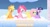 Size: 636x348 | Tagged: safe, derpibooru import, applejack, fluttershy, pinkie pie, twilight sparkle, earth pony, pegasus, pony, cloppers, image macro, shock, shocked, sky, spying, wingboner, yellow text