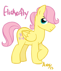 Size: 466x545 | Tagged: safe, artist:theraspberryfox, fluttershy, pegasus, pony, female, mare, rule 63, solo