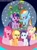 Size: 2986x3982 | Tagged: safe, artist:rainbowyoshi305, derpibooru import, applejack, fluttershy, pinkie pie, rainbow dash, rarity, twilight sparkle, earth pony, pegasus, pony, unicorn, golden oaks library, mane six, snow globe