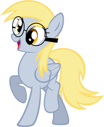 Size: 7108x8646 | Tagged: safe, artist:jonathanmdful, derpy hooves, pegasus, pony, absurd resolution, cute, derpabetes, female, glasses, mare, solo