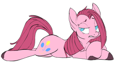 Size: 1231x649 | Tagged: dead source, safe, artist:dmkamikazee, pinkie pie, earth pony, pony, pinkamena diane pie, solo