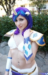 Size: 1301x2048 | Tagged: safe, artist:blakstarr, rarity, human, bellyring, cosplay, irl, irl human, photo, solo