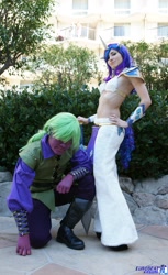 Size: 1257x2048 | Tagged: safe, artist:blakstarr, rarity, spike, human, bellyring, cosplay, irl, irl human, photo