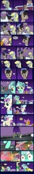 Size: 1800x9000 | Tagged: safe, artist:edowaado, bon bon, carrot top, derpy hooves, dinky hooves, doctor whooves, golden harvest, lyra heartstrings, sweetie drops, earth pony, pegasus, pony, unicorn, comic:epilogue (doctor whooves), comic, edowaado, female, male, mare, stallion