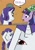 Size: 1240x1754 | Tagged: safe, artist:sonikku001, derpibooru import, rarity, twilight sparkle, pony, unicorn, mmmystery on the friendship express, deerstalker, duo, female, hat, mare, naruto, parody, sharingan