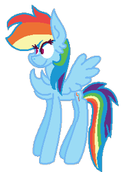Size: 244x324 | Tagged: safe, artist:rainbowdashswagpony, derpibooru import, rainbow dash, pegasus, pony, chesty fluff, female, mare, simple background, solo, spread wings, transparent background, wings