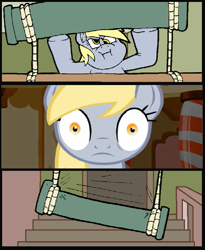 Size: 757x923 | Tagged: safe, artist:mysteryben, artist:virus-20, derpy hooves, pegasus, pony, derpy alone, epic rage time, exploitable meme, female, home alone, home alone 2: lost in new york, mare, meme, obligatory pony, self ponidox