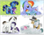 Size: 1434x1147 | Tagged: safe, derpibooru import, hondo flanks, igneous rock pie, night light, pinkie pie, rainbow blaze, rainbow dash, rarity, twilight sparkle, earth pony, pegasus, pony, unicorn, father and child, father and daughter, feels, female, filly, male, mother and child, mother and daughter, parent and child, paul simon, pie family, pie sisters, quartzrock, song