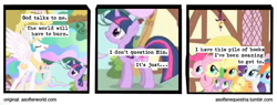 Size: 720x275 | Tagged: safe, derpibooru import, applejack, fluttershy, pinkie pie, princess celestia, rainbow dash, rarity, spike, twilight sparkle, alicorn, dragon, earth pony, pegasus, pony, unicorn, comic:a softer equestria, a softer world, arson, comic, mane seven, mane six