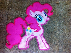 Size: 2592x1936 | Tagged: safe, artist:birdseednerd, pinkie pie, earth pony, pony, perler beads, photo, solo