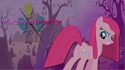 Size: 1920x1080 | Tagged: safe, artist:purezparity, pinkie pie, earth pony, pony, pinkamena diane pie, solo, wallpaper