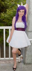 Size: 465x1024 | Tagged: artist needed, safe, artist:unkcos7, rarity, human, 2012, cosplay, fanimecon, irl, irl human, photo, solo